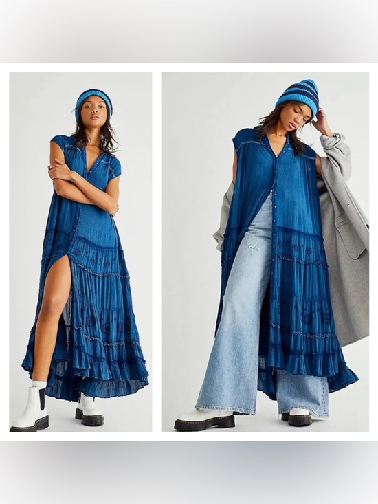 Free People Dresses & Skirts - Free People Pretty Cozy Maxi Dress